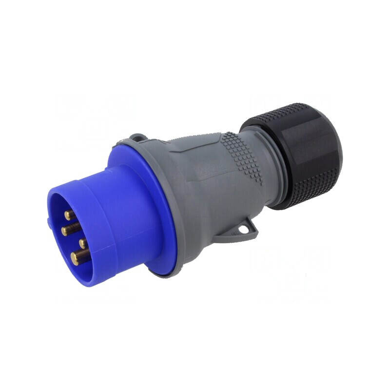 Conector AC trifazat 16A 250VAC IP44 | Electronic-mag.ro | Componente Electronice