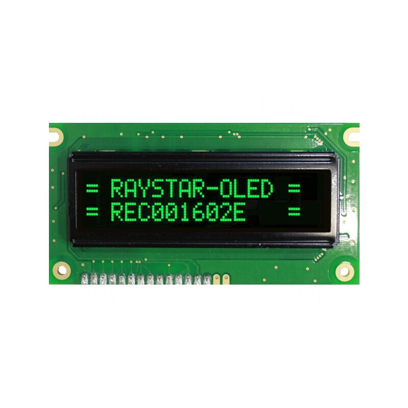 Afişaj OLED verde 16x2 16 pini | Electronic-mag.ro | Componente Electronice Afişaj OLED verde 16x2 16 pini | Electronic-mag.ro | Componente Electronice