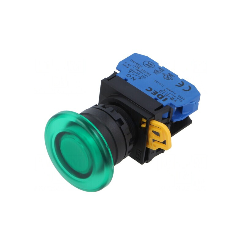 Comutator verde acționat prin apăsare | Electronic-mag.ro | Componente Electronice
