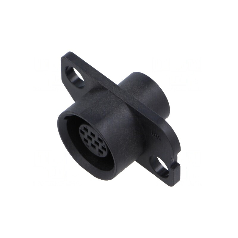 Conector circular crimpat mufă pe cablu mamă drept | Electronic-mag.ro | Componente Electronice