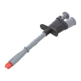 Clips de măsurare crocodil 20A neagră - Placare nichelată 1kV: Clips de măsurare crocodil 20A neagră | Electronic-mag.ro | Compo