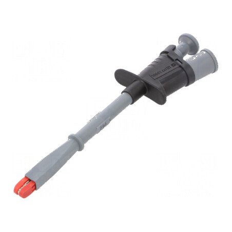 Clips de măsurare crocodil 20A neagră - Placare nichelată 1kV: Clips de măsurare crocodil 20A neagră | Electronic-mag.ro | Compo