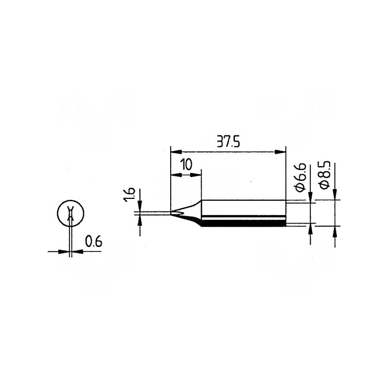 Vârf tip şurubelniţă 1,6mm - Set de vârfuri | Electronic-mag.ro | Componente Electronice