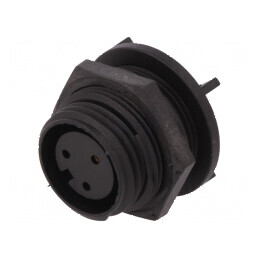 Conector circular soclu mamă PIN 3 IP68 250V | Electronic-mag.ro | Componente Electronice