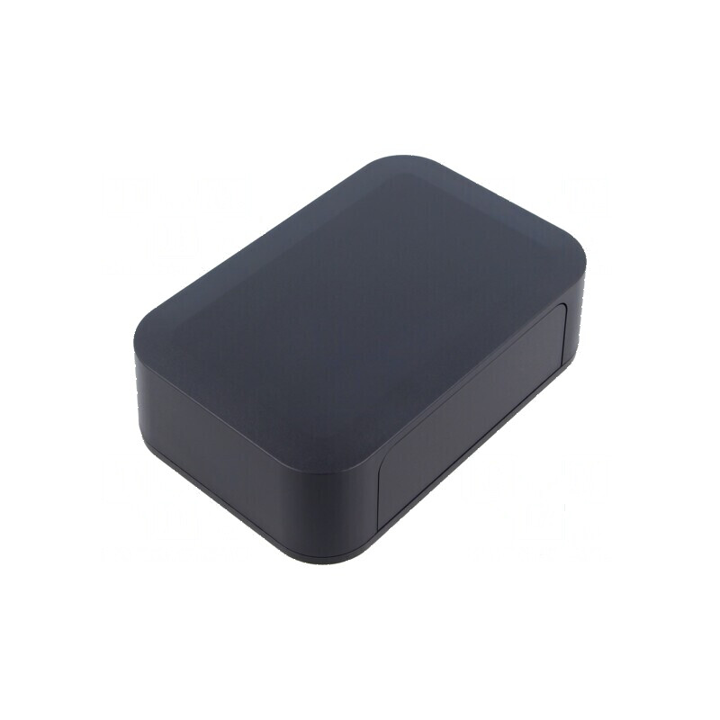 Carcasă cu panou PF ABS gri închis | Electronic-mag.ro | Componente Electronice