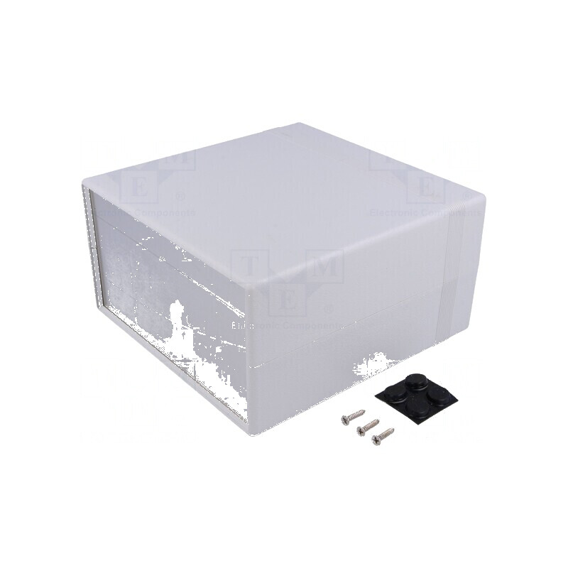 Carcasă cu panou ABS gri IP54 | Electronic-mag.ro | Componente Electronice