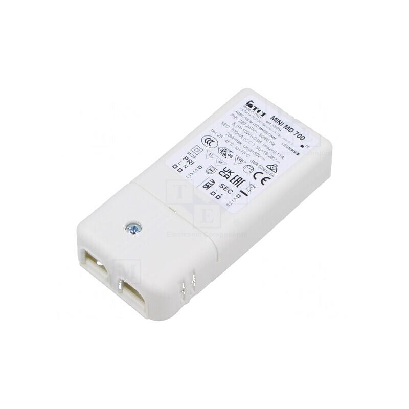 Alimentator LED pulsatoriu 16÷28VDC 700mA 220÷240VAC IP20: Alimentator LED pulsatoriu 700mA 220V-240V | Electronic-mag.ro | Comp