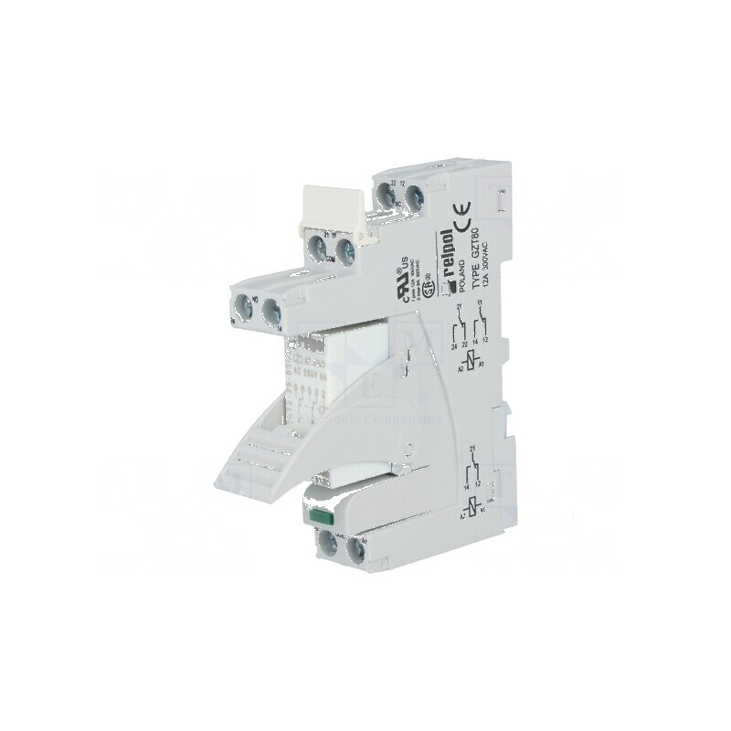 Releu cu dublă trecere de tip DPDT - 230VAC 8A | Electronic-mag.ro | Componente Electronice