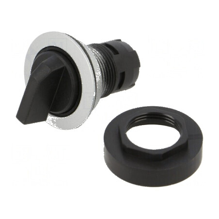 Comutator rotativ 22mm cu 2 poziții - RONTRON-R-JUWEL | Electronic-mag.ro | Componente Electronice