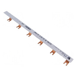 Bară colectoare 16mm2 3 poli 400V 100A pieptene | Electronic-mag.ro | Componente Electronice