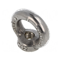 Piuliță cu inel tip ochi M12 oțel inoxidabil A2 DIN 582 30mm - Piuliță cu inel tip ochi M12 DIN 582 30mm | Electronic-mag.ro | C