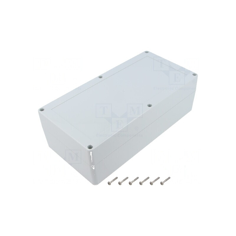 Carcasă universală cu bucşă din alamă de dimensiuni 120x240x75mm | Electronic-mag.ro | Componente Electronice