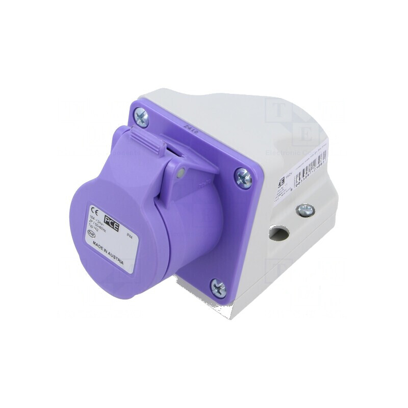 Conector AC 16A 24VAC IP44 | Electronic-mag.ro | Componente Electronice