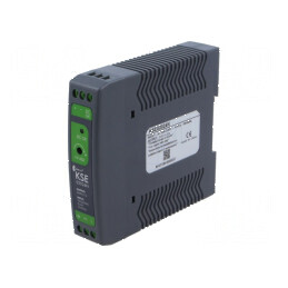 Alimentator pulsatoriu pentru şină DIN 24W 24VDC 1A IP20 - Alimentator pulsatoriu 24W 24VDC 1A IP20 | Electronic-mag.ro | Compon