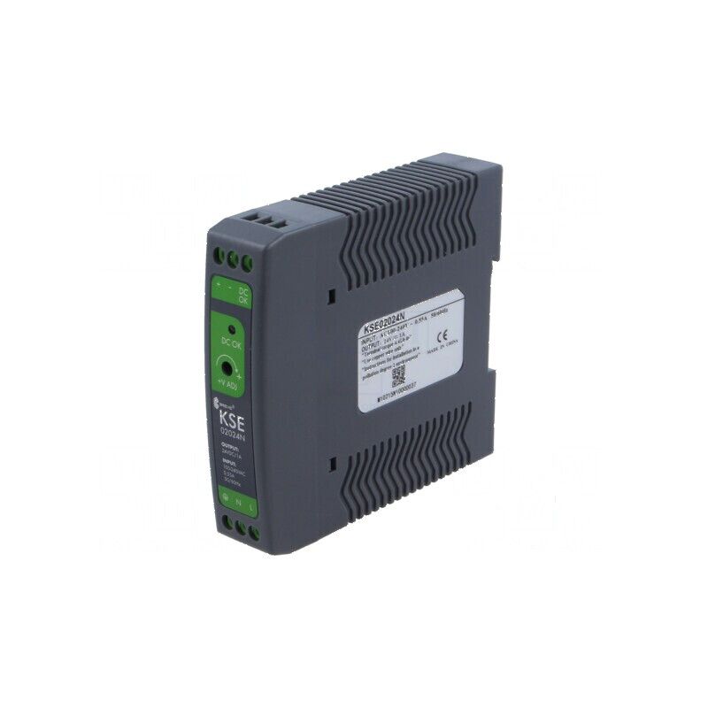 Alimentator pulsatoriu pentru şină DIN 24W 24VDC 1A IP20 - Alimentator pulsatoriu 24W 24VDC 1A IP20 | Electronic-mag.ro | Compon