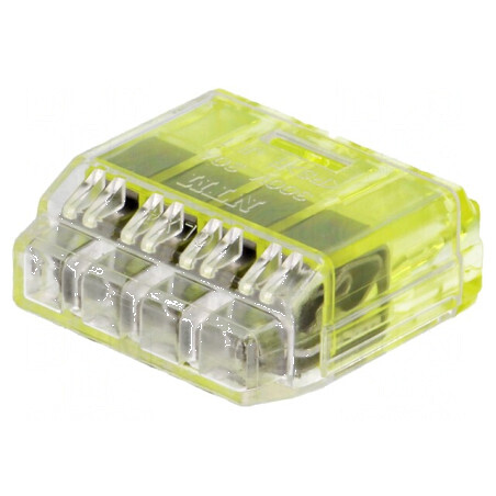 Bornă cu arc rapidă 1,5-2,5mm2 300V 20A | Electronic-mag.ro | Componente Electronice