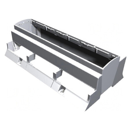 Carcasă DIN gri 110mm x 213mm x 62mm | Electronic-mag.ro | Componente Electronice