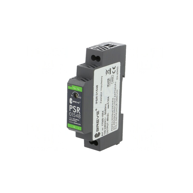 Alimentator pulsatoriu pentru şină DIN 48VDC 320mA | Electronic-mag.ro | Componente Electronice