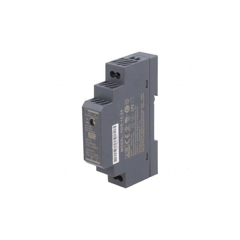 Alimentator pulsatoriu 24VDC 630mA DIN 15W | Electronic-mag.ro | Componente Electronice
