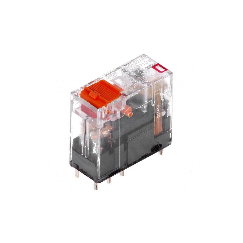 Releu electromagnetic DPDT 24VAC 15A | Electronic-mag.ro | Componente Electronice