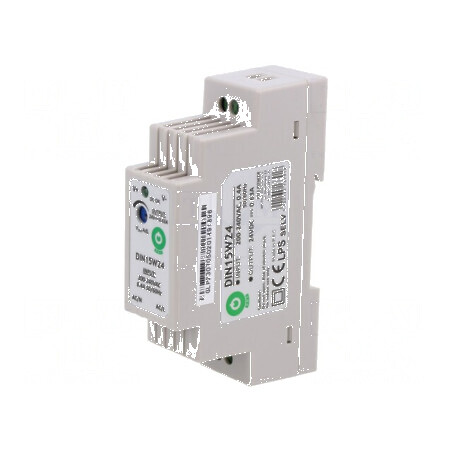 Alimentator pulsatoriu pentru şină DIN 15W 24VDC 0÷630mA | Electronic-mag.ro | Componente Electronice