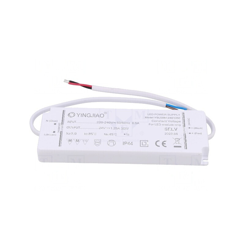 Alimentator LED pulsatoriu 30W 24VDC 1,25A IP44 - Alimentator LED 30W pulsatoriu | Electronic-mag.ro | Componente Electronice