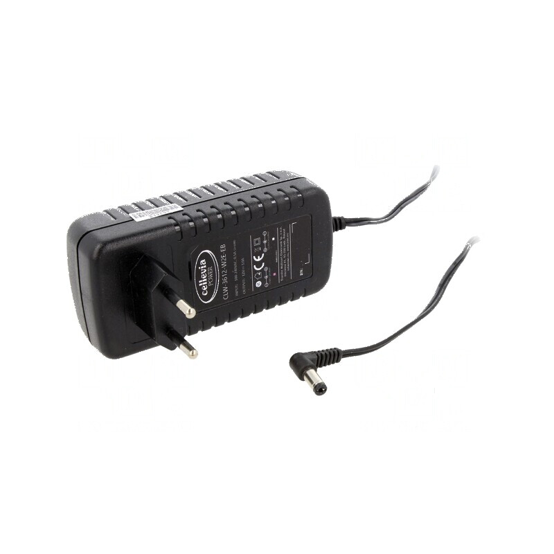 Alimentator plug-in 12VDC 3A 36W 87% - Alimentator plug-in 12VDC 3A 36W compact | Electronic-mag.ro | Componente Electronice