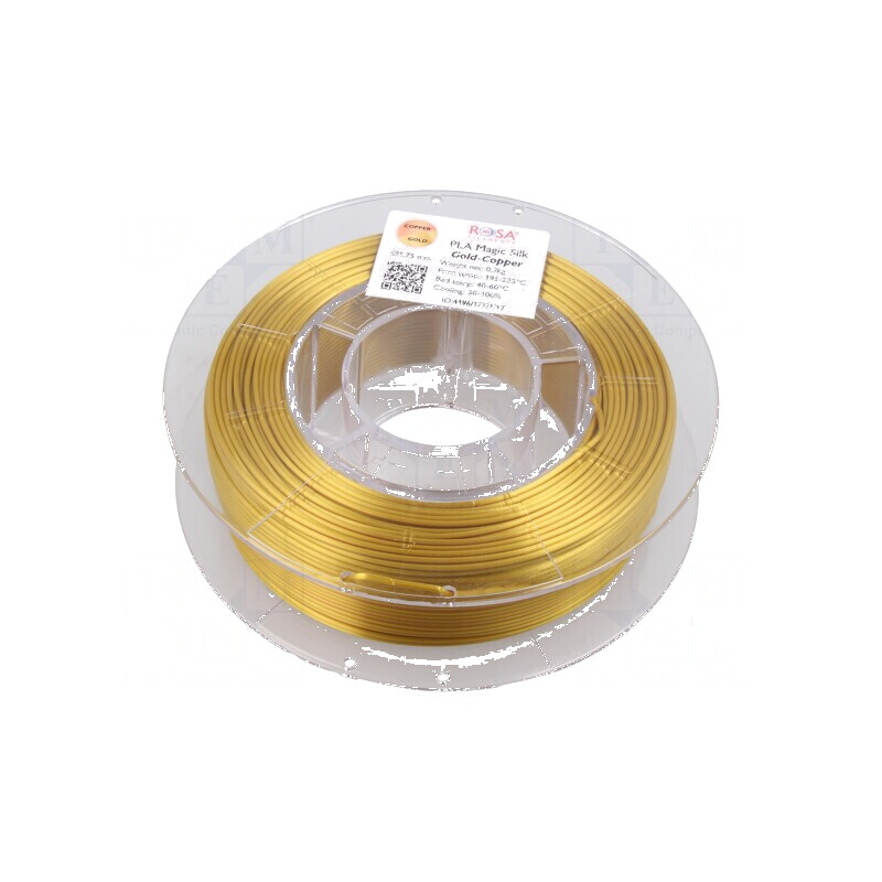Filament PLA Magic Silk Gold Copper 1.75mm 300g - Fir de imprimare 3D aurie și cupru | Electronic-mag.ro | Componente Electronic