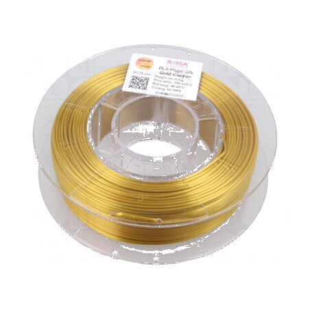 Filament PLA Magic Silk Gold Copper 1.75mm 300g - Fir de imprimare 3D aurie și cupru | Electronic-mag.ro | Componente Electronic