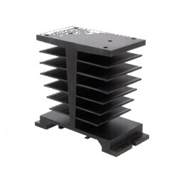 Radiator aluminiu negru dimensions 106mm x 50mm x 96mm | Electronic-mag.ro | Componente Electronice