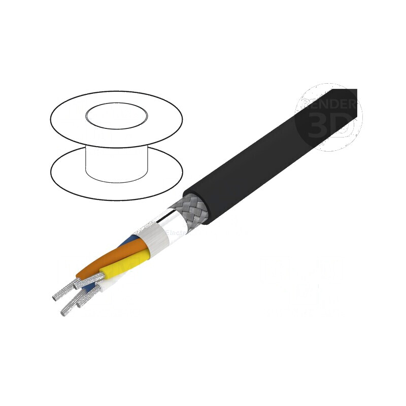 Cablu de rețea Ethernet 5e, 2 fire, 22AWG | Electronic-mag.ro | Componente Electronice
