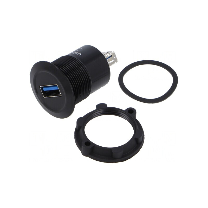 Adaptor USB A soclu, USB 3.0 Filet: M22 | Electronic-mag.ro | Componente Electronice
