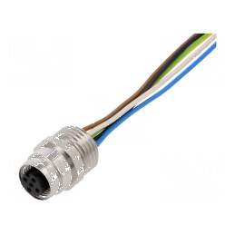 Conector M12 soclu PIN 5 mamă A-DeviceNet / CANopen 2m - Conector M12 soclu PIN 5 mamă A-DeviceNet / CANopen 2m | Electronic-mag