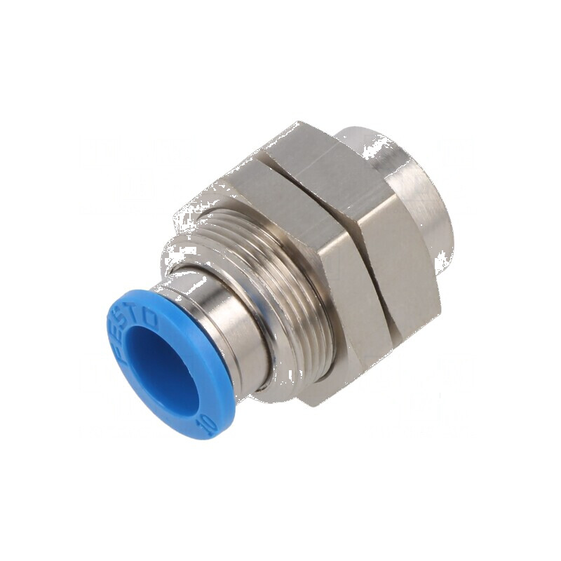 Racord push-in filetat din alamă nichelată | Electronic-mag.ro | Componente Electronice