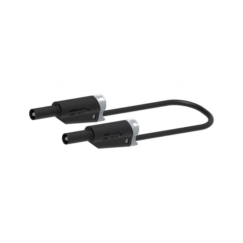 Cablu de măsurare 36A cu mufe banană 4 mm din ambele părţi | Electronic-mag.ro | Componente Electronice