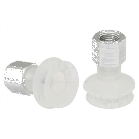 Ventuză cu diametru de 22mm, filet G1/8, duritate Shore 55 - 1,4cm3: Ventuză cu diametru de 22mm | Electronic-mag.ro | Component