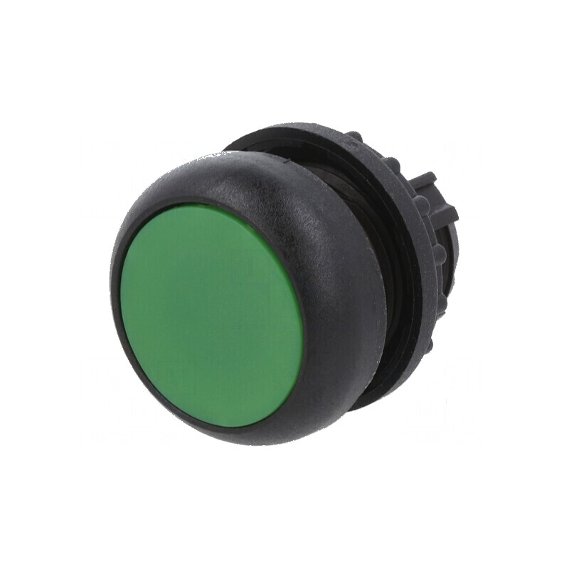Comutator acţionat prin apăsare 22mm cu 2 poziţii verzi | Electronic-mag.ro | Componente Electronice