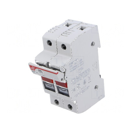 Clemă siguranţe cilindrice DIN 25A 400VAC | Electronic-mag.ro | Componente Electronice