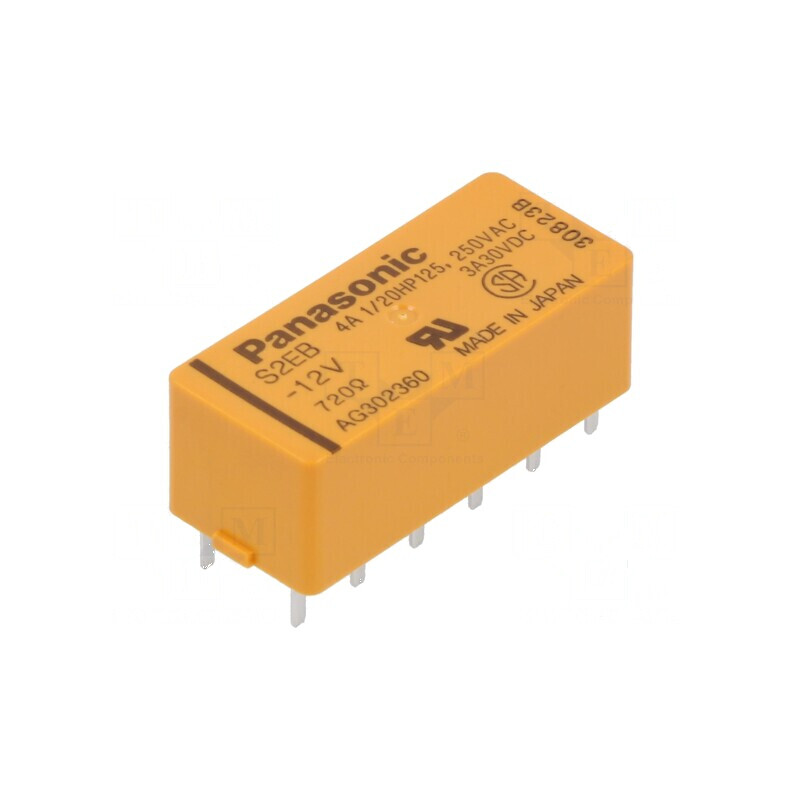 Releu electromagnetic cu dublă turație 12VDC | Electronic-mag.ro | Componente Electronice