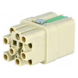 Conector HDC inserturi de contact mamă Han Q PIN 13 12 PE - Conector HDC mamă Han Q PIN 13 12 PE | Electronic-mag.ro | Component