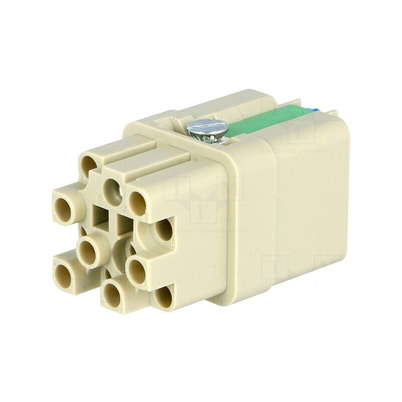 Conector HDC inserturi de contact mamă Han Q PIN 13 12 PE - Conector HDC mamă Han Q PIN 13 12 PE | Electronic-mag.ro | Component