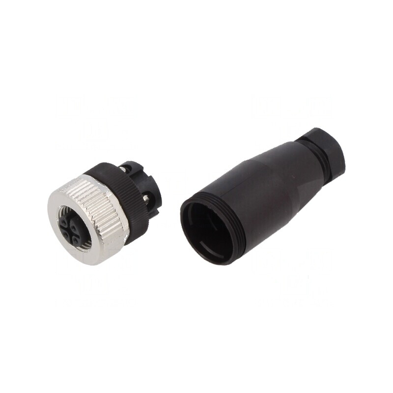 Conector M12 PIN 4 mamă DeviceNet CANopen | Electronic-mag.ro | Componente Electronice