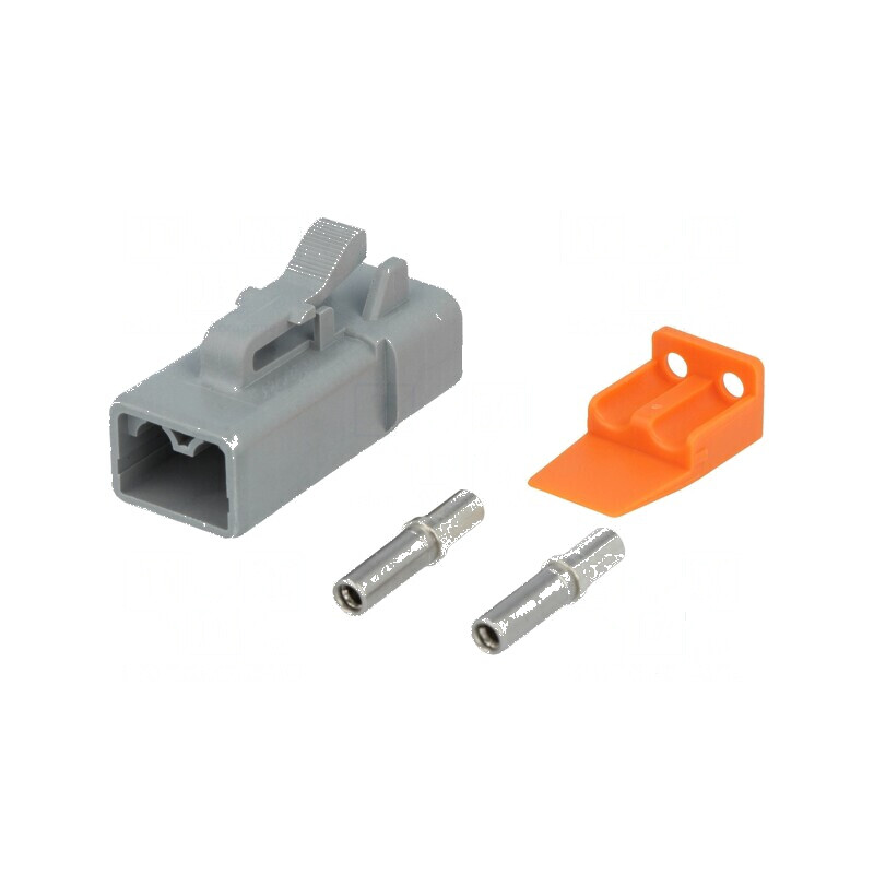Conector ATP pe cablu PIN: 2 crimpat | Electronic-mag.ro | Componente Electronice