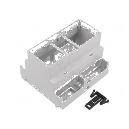 Carcasă pentru şină DIN Y: 90mm X: 106mm Z: 58mm - PPO Nr.mod: 6 - Carcasă pentru şină DIN 90x106x58 mm | Electronic-mag.ro | Co