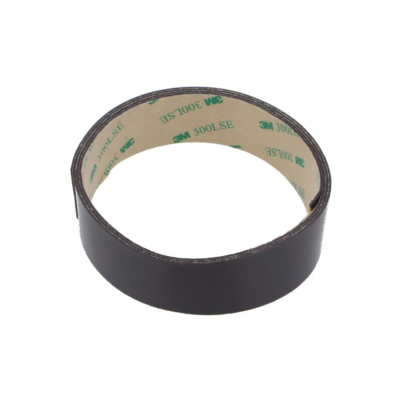 Bandă magnetică maro - 25mm x 1m x 0,84mm | Electronic-mag.ro | Componente Electronice