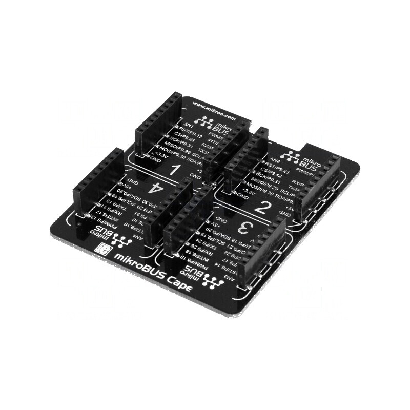Placă prototip Conectori de extensie: 4 256kbEEPROM - Placă prototip cu conectori de extensie | Electronic-mag.ro | Componente E