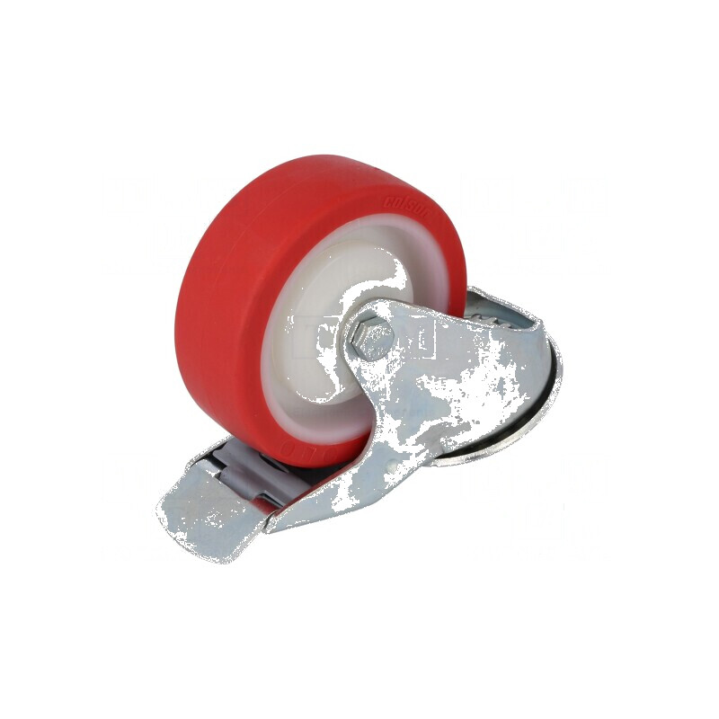 Roată de transport Ø: 100mm W: 30mm H: 128mm 150kg Lagăr: bilă | Electronic-mag.ro | Componente Electronice