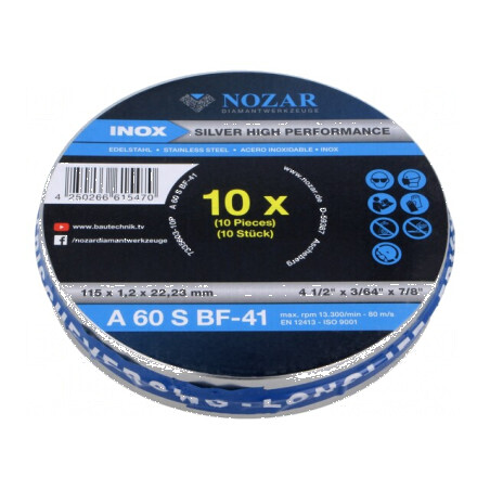 Disc de tăiere Ø: 115mm 10 buc. | Electronic-mag.ro | Componente Electronice