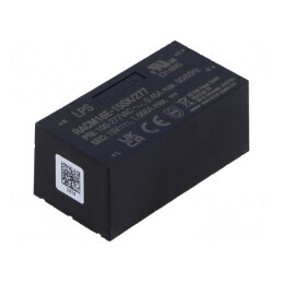 Convertor AC/DC 16W 85÷305VAC Uieş: 15VDC Iieş: 1066mA 85% - Sursa de alimentare universala | Electronic-mag.ro | Componente Ele