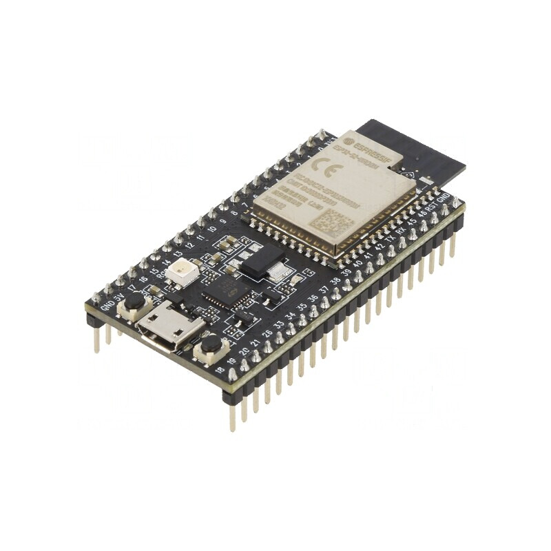 Kituri dezv: WiFi placă prototip Comp: ESP32-S2-WROOM 0-70°C - Placă de dezvoltare WiFi ESP32-S2-WROOM | Electronic-mag.ro | Com